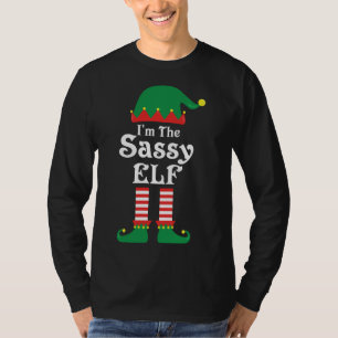 I'm The Running Elf Marathon Runner Ugly Christmas T-Shirt