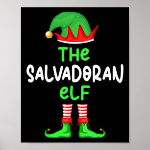 I'm The Salvadoran Elf El Salvador Christmas Funny Poster
