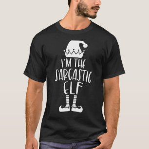 I'm The Sarcastic Elf Family Matching Group Christ T-Shirt