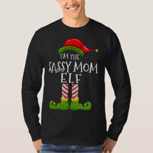 I'm The Sarcastic Elf Matching Family Group Christ T-Shirt