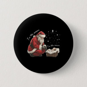 I'm The Season I'm The Reason Jesus Christian Chri 6 Cm Round Badge