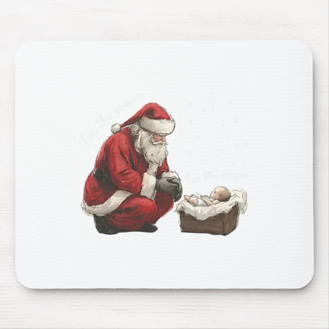 I'm The Season I'm The Reason Jesus Christian Chri Mouse Pad (Front)