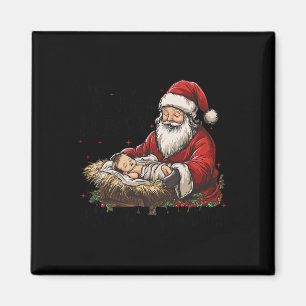 I'm The Season Santa Im The Reason Jesus Christian Magnet