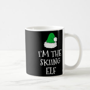I'm The Skiing Elf Christmas Funny Pajama Ski Skie Coffee Mug