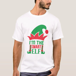 I'm The Smart Elf Christmas Time Elf T-Shirt