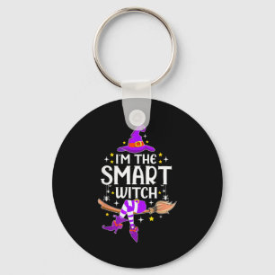 I'm The Smart Witch Halloween Matching Group Costu Key Ring