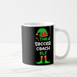 I'm The Soccer Coach Elf Christmas Matching Pajama Coffee Mug