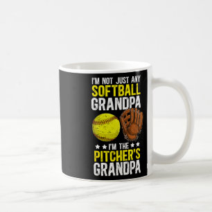 I'm The Softll Pitcher Grandpa Of A Softll Pitcher Coffee Mug