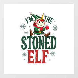 Im The Stoned Elf Vintage Christmas Dabbing Unicor