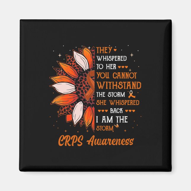 I'm The Storm Crps Awareness Month Warrior Orange  Magnet (Front)