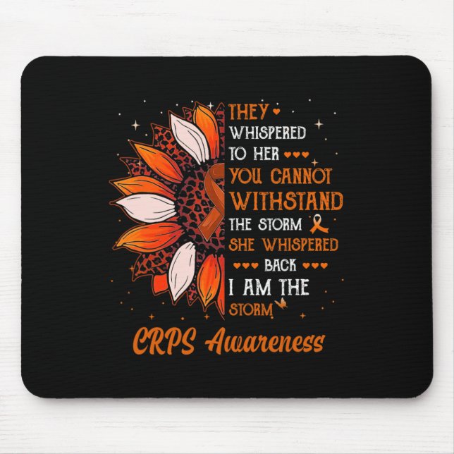 I'm The Storm CRPS Awareness Month Warrior Orange  Mouse Pad (Front)