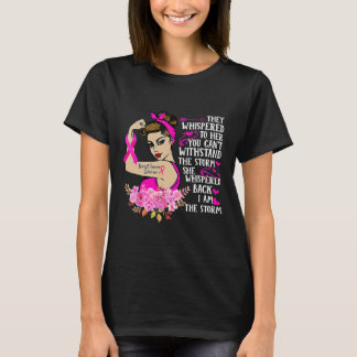 I'm The Storm Strong Women Breast Cancer Warrior T-Shirt