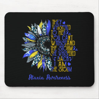 I'm The Storm Sunflower Leopard Ataxia Warrior Sur Mouse Pad