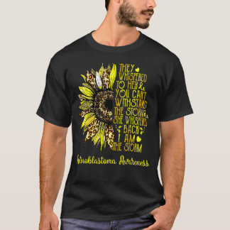 I'm The Storm Sunflower Leopard Retinoblastoma War T-Shirt