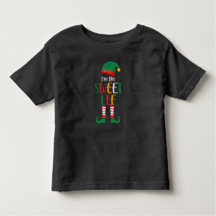 Im The Sweet Elf Matching Christmas Toddler T-Shirt
