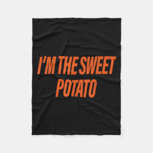 Im The Sweet Potato Im The Rude Potato Couple Matc Fleece Blanket