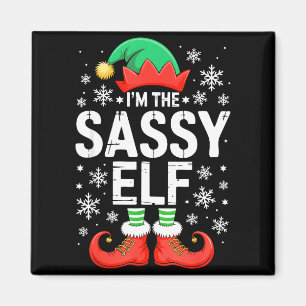 I'm The Sy Elf Shirt Family Matching Christmas Cos Magnet