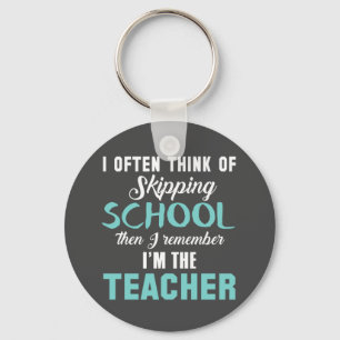 I'm the teacher key ring