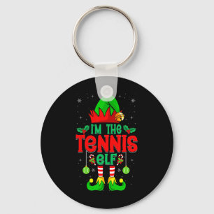 I'm The Tennis Elf - Xmas Party Tennis Player Chri Key Ring