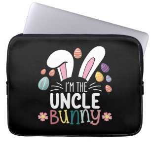 I'm The Uncle Bunny Easter Family Matching Laptop Sleeve