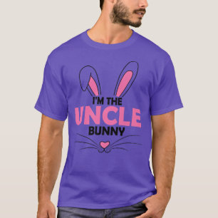 I'm The Uncle Bunny Graphic Cute Easter Day Costum T-Shirt
