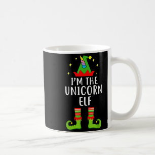 I'm The Unicorn Elf Matching Family Group Christma Coffee Mug