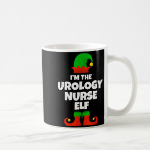 I'm The Urology Nurse Elf Family Pajama Christmas  Coffee Mug