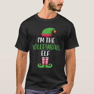 I'm The Volleyball Elf Christmas Family Matching G T-Shirt