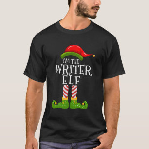 I'M The Writer Elf Group Matching Family Christmas T-Shirt