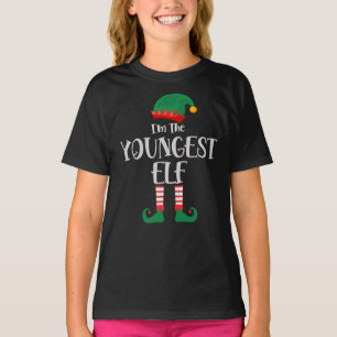 Im The Youngest Elf Matching Christmas T-Shirt