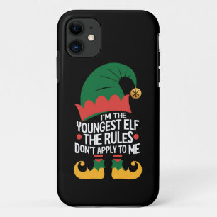 I'm The Youngest Elf Matching Family Christmas iPhone 11 Case