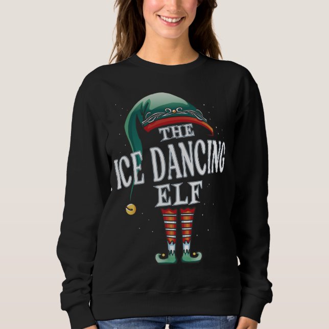 I'm The Youngest Elf Matching Family Christmas Par Sweatshirt (Front)
