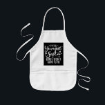 I'm The Youngest Sister Sarcasm Lover Cute Sister Kids Apron<br><div class="desc">I'M THE YOUNGEST SISTER RULES DON'T APPLY TO ME. Funny saying gift for sister, stepsister, sibling, women, mum, girls, toodler, baby. This is the perfect gift tee for Sis, Funny sister lover gift for you best mum or dad who loves sister daughter. Great gift tshirt for a birthday, Christmas and...</div>