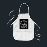 I'm The Youngest Sister Sarcasm Lover Cute Sister Kids Apron<br><div class="desc">I'M THE YOUNGEST SISTER RULES DON'T APPLY TO ME. Funny saying gift for sister, stepsister, sibling, women, mum, girls, toodler, baby. This is the perfect gift tee for Sis, Funny sister lover gift for you best mum or dad who loves sister daughter. Great gift tshirt for a birthday, Christmas and...</div>