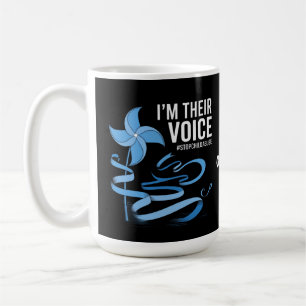 I'm Their Voice Child Abuse Prevention Awareness Coffee Mug