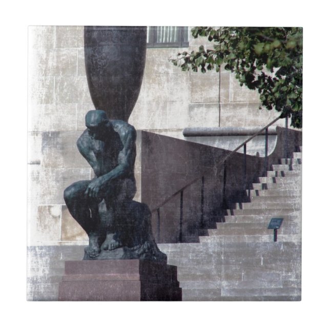 I'm Thinking About Kansas City Ceramic Tile (Front)