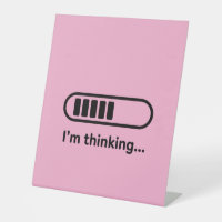 I'm Thinking... Loading Progress Bar Pink Minimali