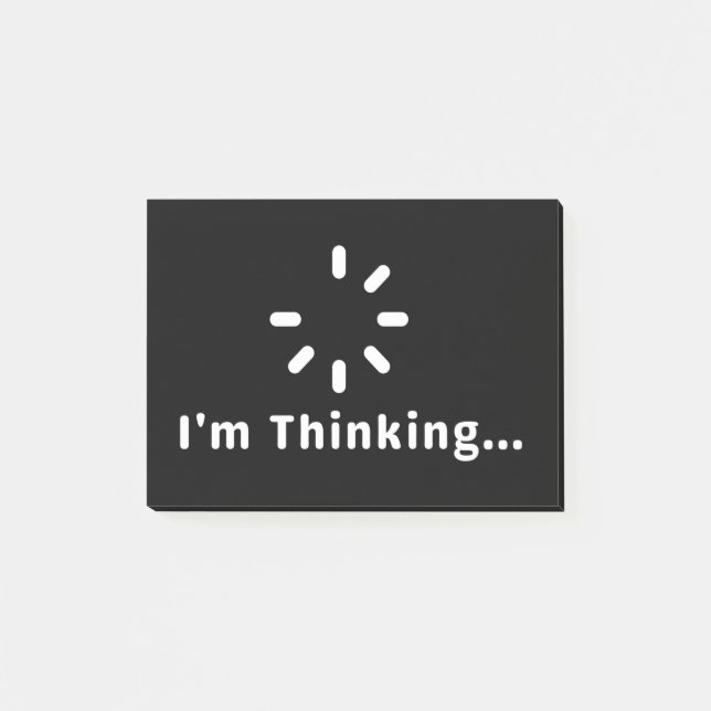 I'm Thinking Post-it Notes (Front)