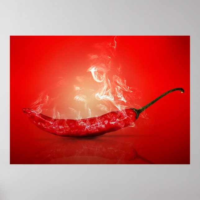 I'm this hot smoking Chilli Poster (Front)