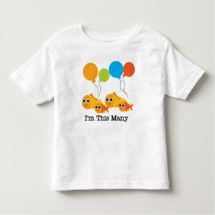 I'm This Many-Four Toddler T-Shirt