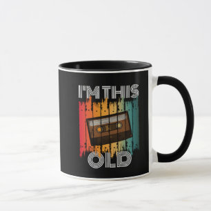 I'm This Old Retro Classic Cassette Tape Mug