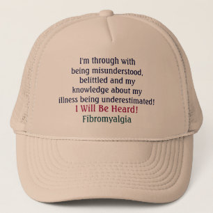 I'm through withbeing misunderstood,belittled a... trucker hat