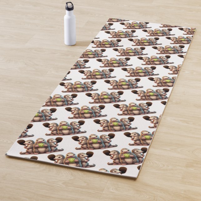 I'm Tickled that This Prickle Loves to Pickle Yoga Mat (In Situ)