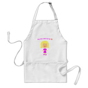 I'm too cute to be 55 standard apron