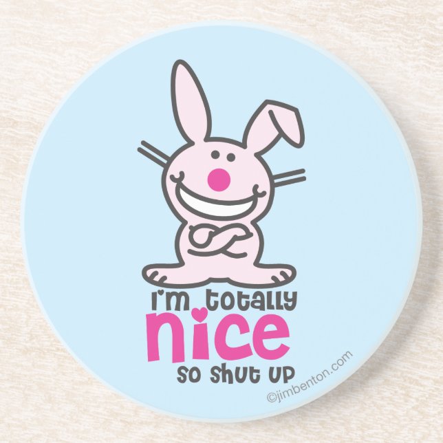 I'm Totally Nice Coaster (Front)