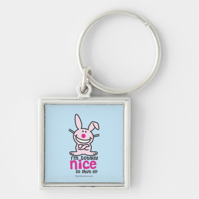 I'm Totally Nice Key Ring (Front)