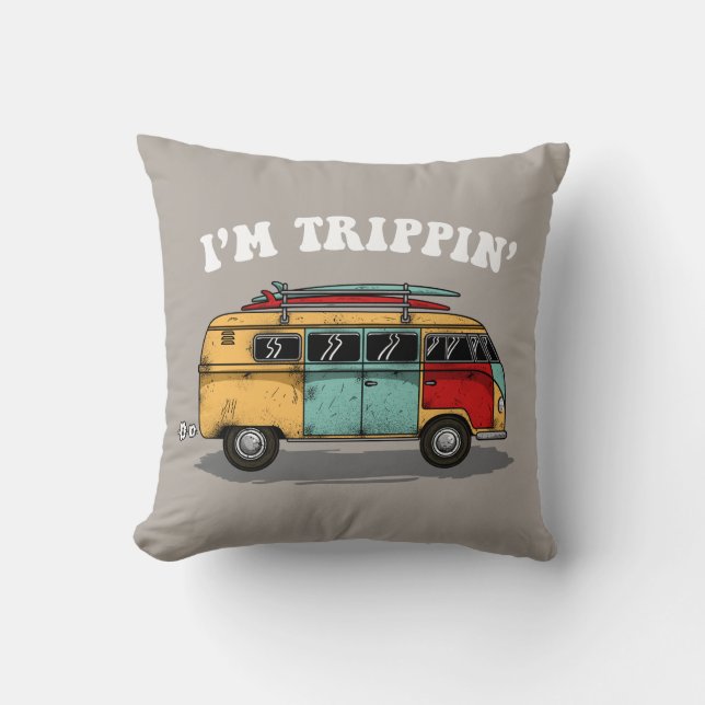 I'm Trippin' Cushion (Front)