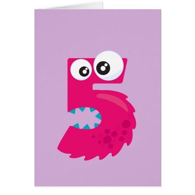 I'm Turning 5! Choose your own colour & add text! (Front)