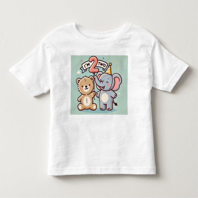 i'm two toddler T-Shirt (Front)