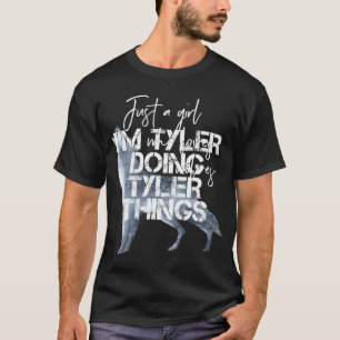 I'M Tyler Doing Tyler Things Funny Christmas Gift T-Shirt